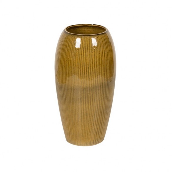 Saxon kerámia váza - Olivazöld 30x61cm