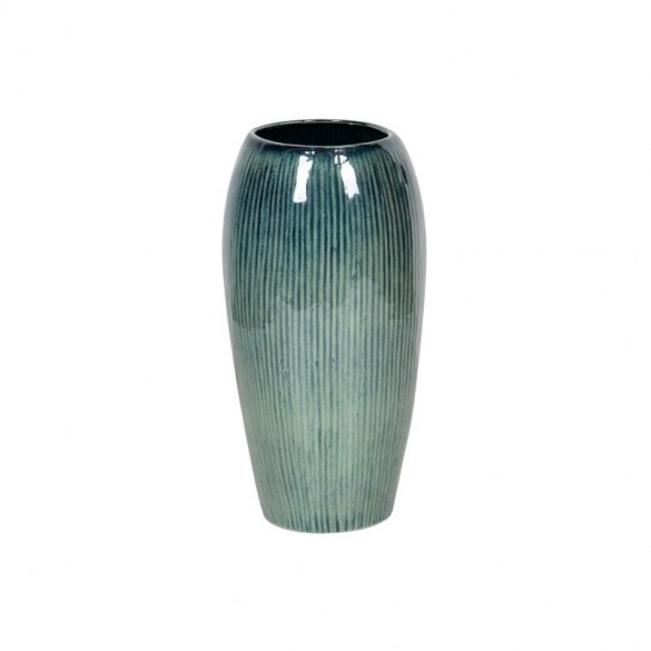 Saxon kerámia váza - Türkizkék 30x61cm Saxon kerámia váza - Türkizkék 30x61cm
