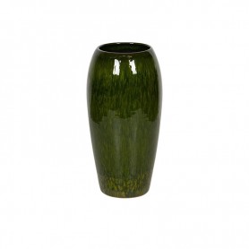 Saxon kerámia váza - Zöld 30x61cm