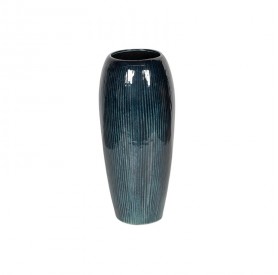 Saxon kerámia váza - Türkizkék 33x80cm