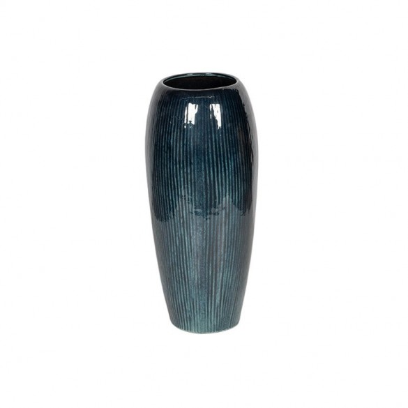 Saxon kerámia váza - Türkizkék 33x80cm Saxon kerámia váza - Türkizkék 33x80cm