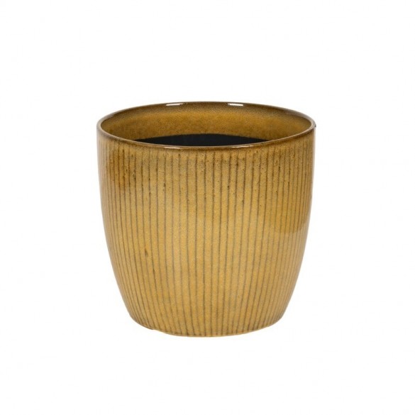 Hartley kerámia kaspó - Olivazöld 38x35cm