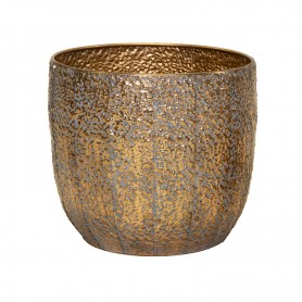 Hadad Monica fém kaspó - Arany 23,5x24,5cm Hadad Monica fém kaspó - Arany 23,5x24,5cm