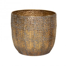 Hadad Monica fém kaspó - Arany 32x30,5cm