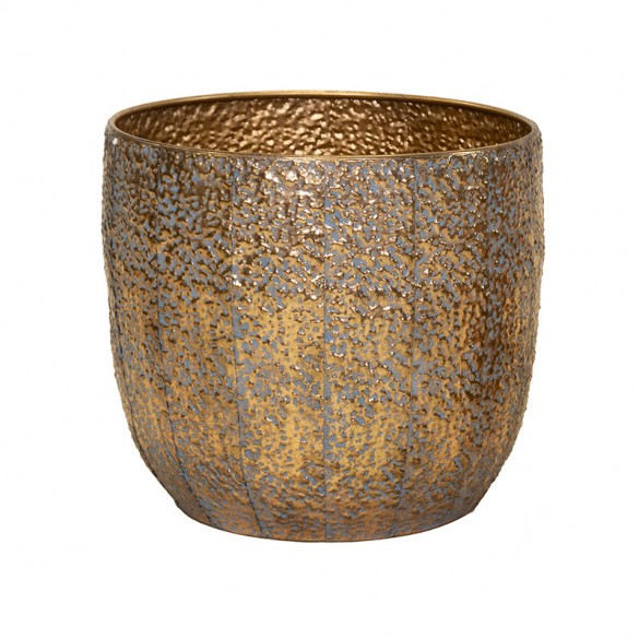 Hadad Monica fém kaspó - Arany 32x30,5cm