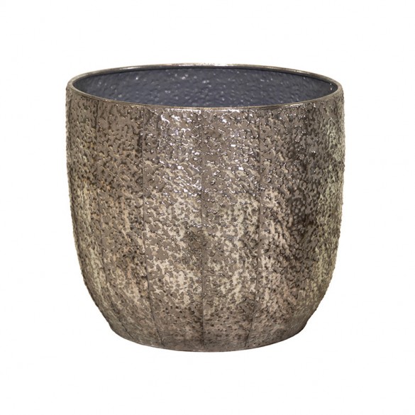 Hadad Monica fém kaspó - Ezüst 32x30,5cm